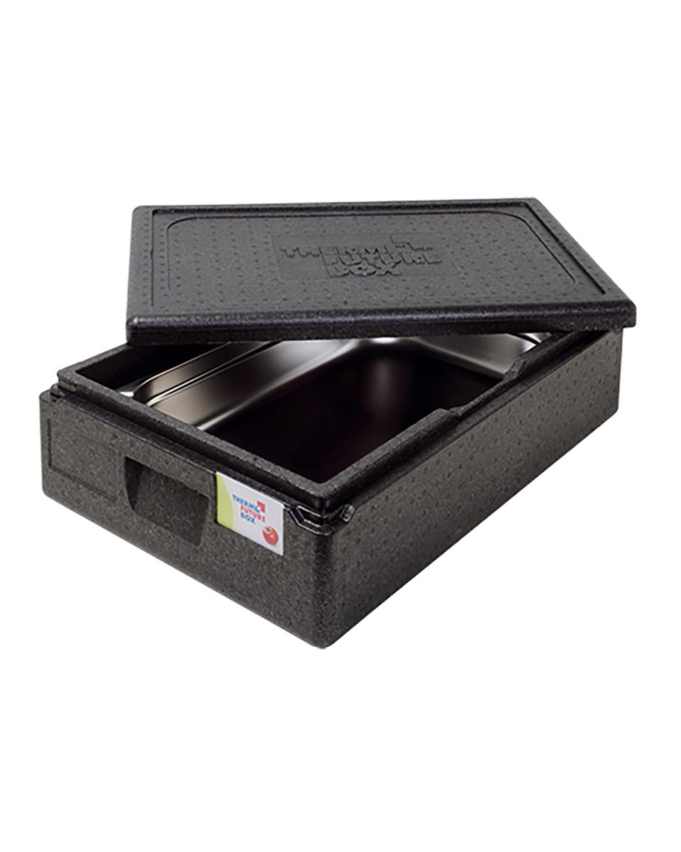 Thermobox - 1/1 GN - 21 Litre - H 18 x 60 x 40 CM - Polypropylène - Noir - Thermo Future Box - 235001