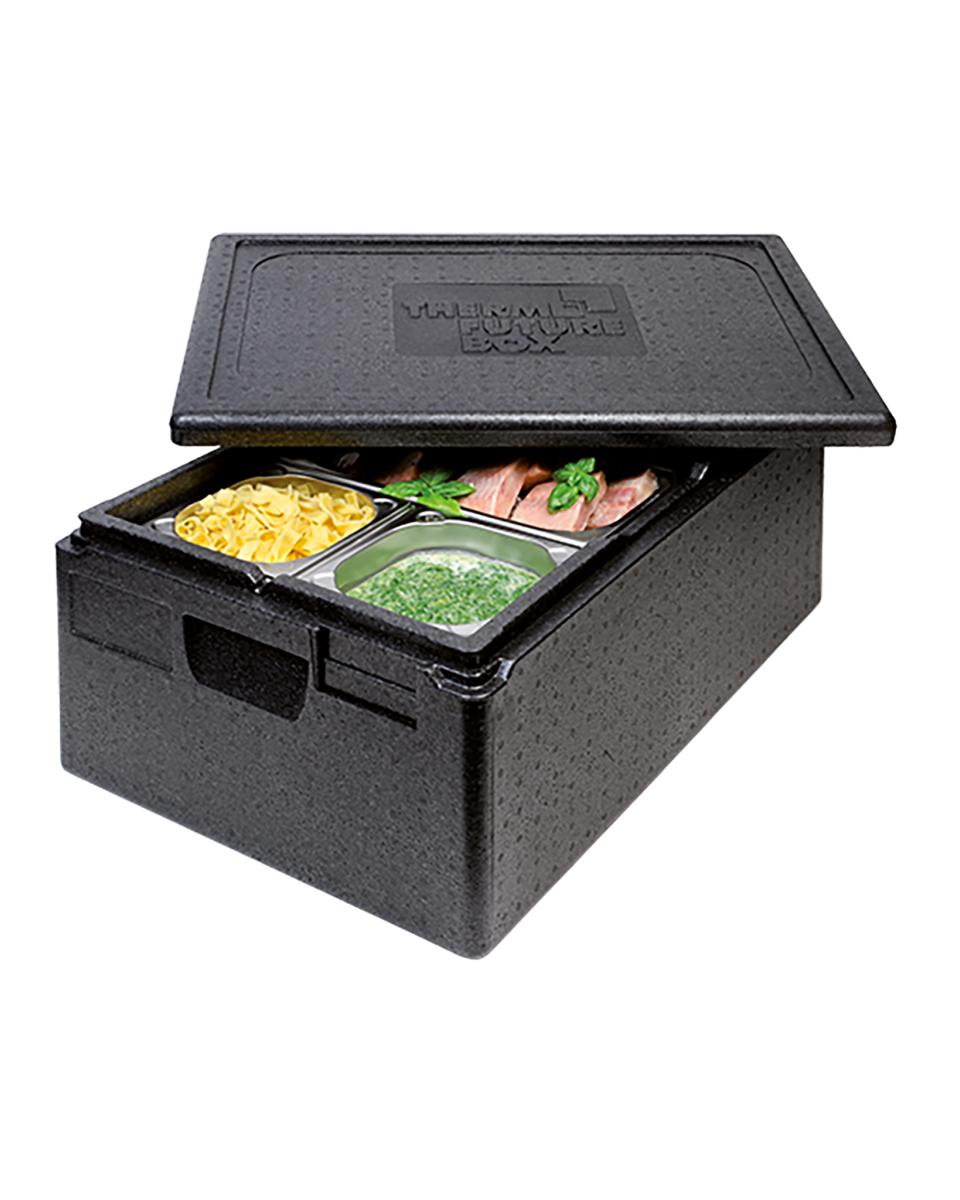 Thermobox - 1/1 GN - 39 Litre - H 28 x 60 x 40 CM - Polypropylène - Noir - Thermo Future Box - 235003