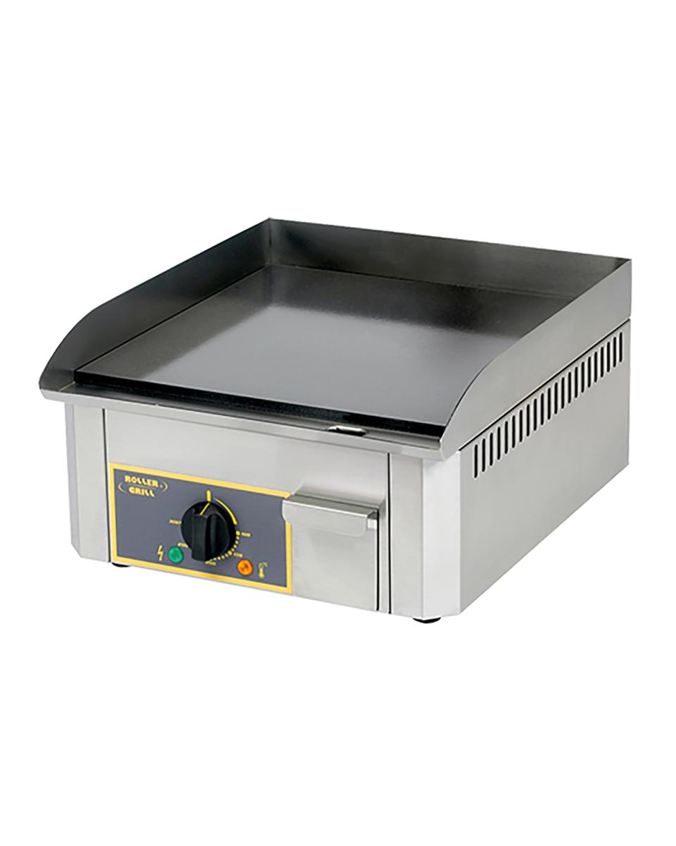 Plaque de cuisson - H 23 x 40 x 47,5 CM - 19 KG - 220 - 240 - Sans - Prise V - 3000 W - Inox - Lisse - +0°C / +300°C - Roller Grill - 304045