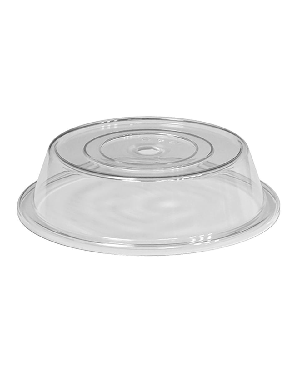 Cache assiette - H 4,5 CM - 0,266 KG - Ø26,5 CM - Polycarbonate - Transparent - 532032