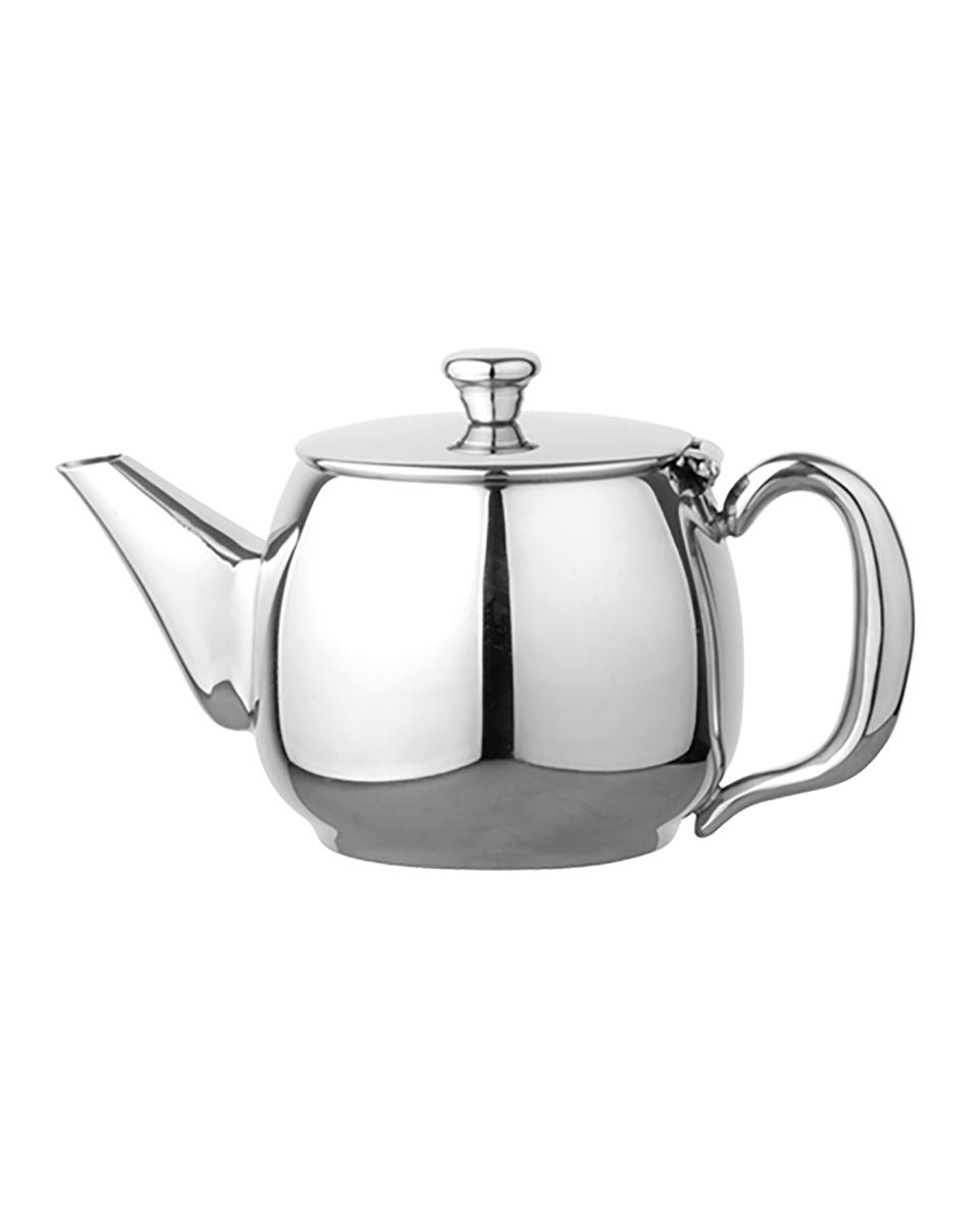 Théière - H 9 CM - 0,27 KG - Ø10 CM - Inox 18/10 - 0,35 Litre - 635002