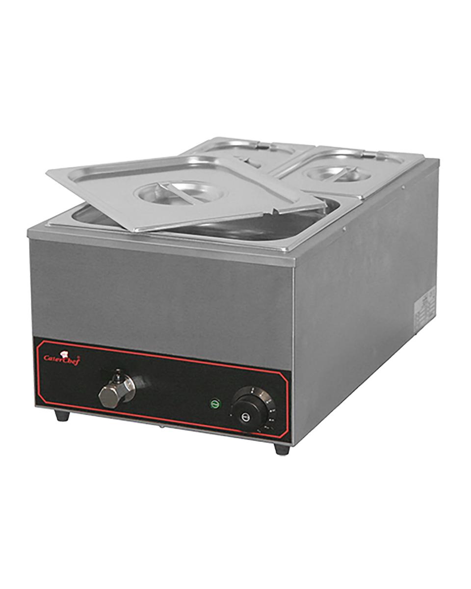 Bain Marie - H 25,5 x 35,4 x 59,5 CM - 8 KG - 220 - 240 V - 1200 W - Inox - Caterchef - 688032