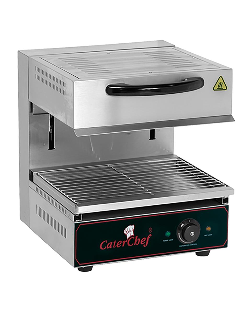 Salamandre - H 53 x 45 x 52 CM - 39 KG - 220 - 240 V - 2800 W - Inox - +50°C / +300°C - Caterchef - 688145