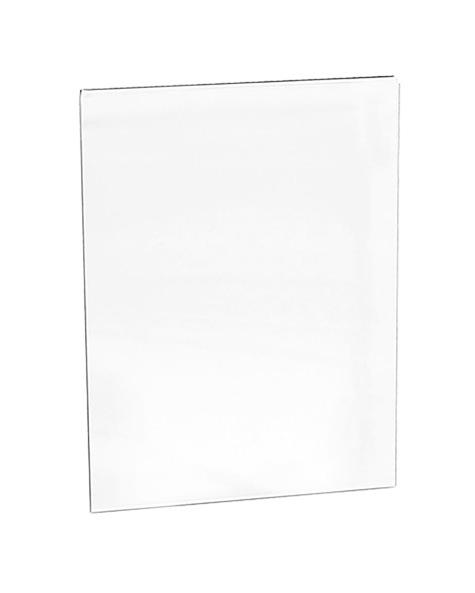 Insert Menu - H 29,7 x 21 CM - 0,125 KG - plexiglas - Transparent - 733044