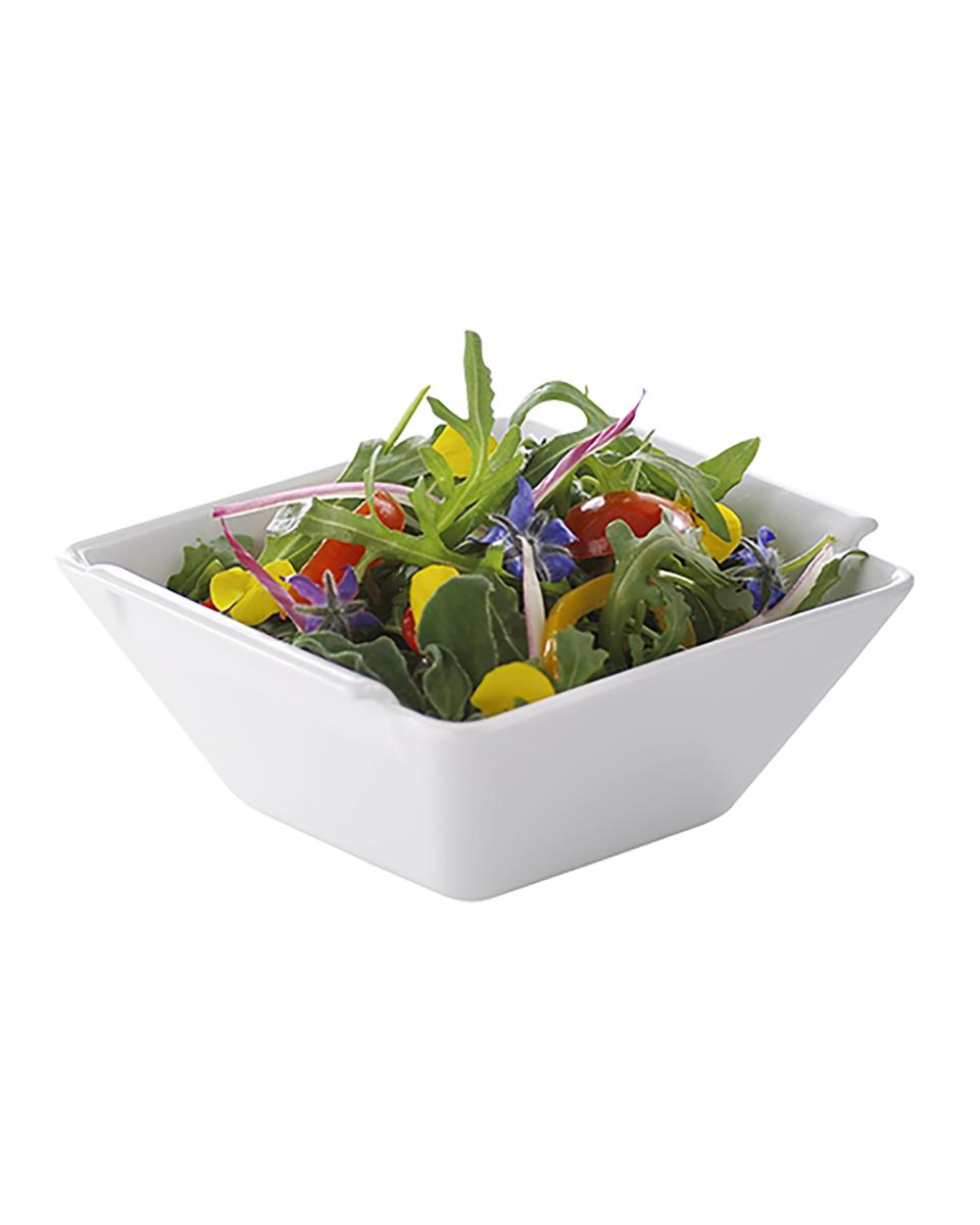 Plat de service - H 5,7 x 13 x 13 CM - 0,328 KG - Porcelaine - Blanc - 0,4 Litre - Revol - 735487