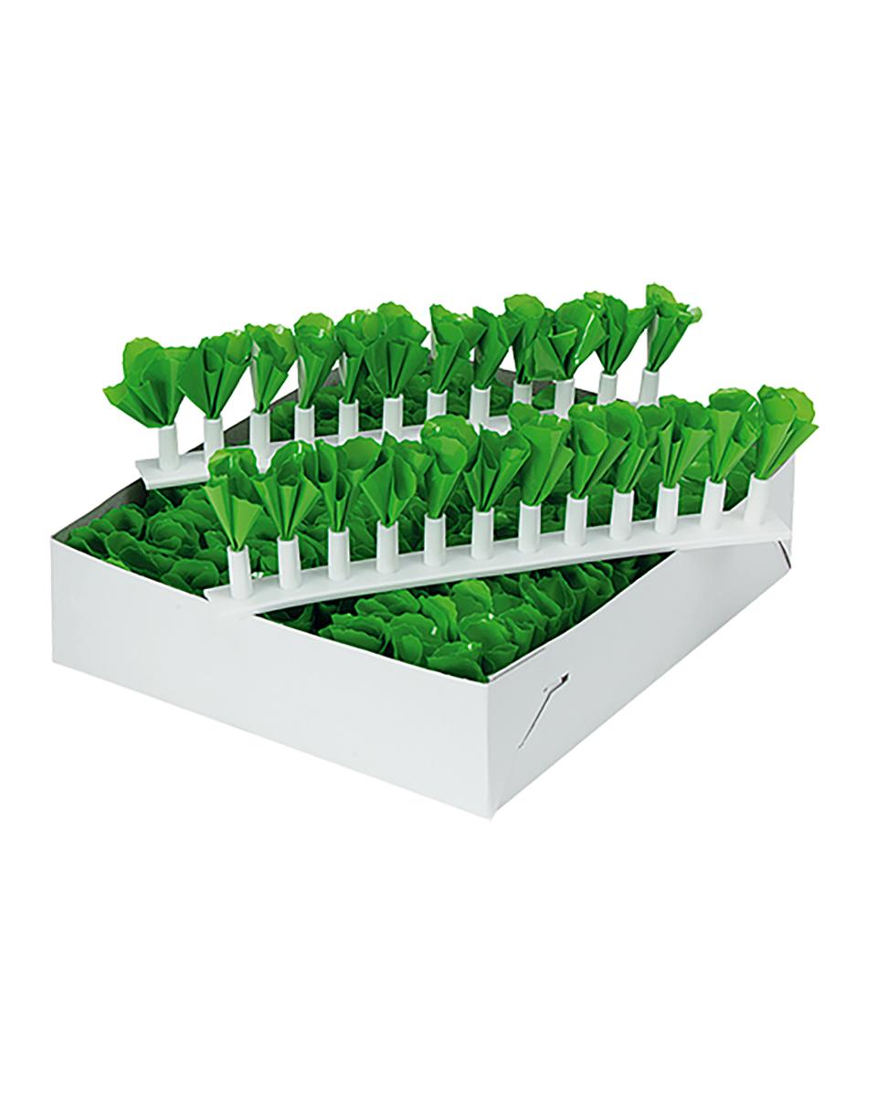 Décoration vert - H 7 x 2.5 CM - 0.49 KG - 29 CM - Polyéthylène - Vert - 828001