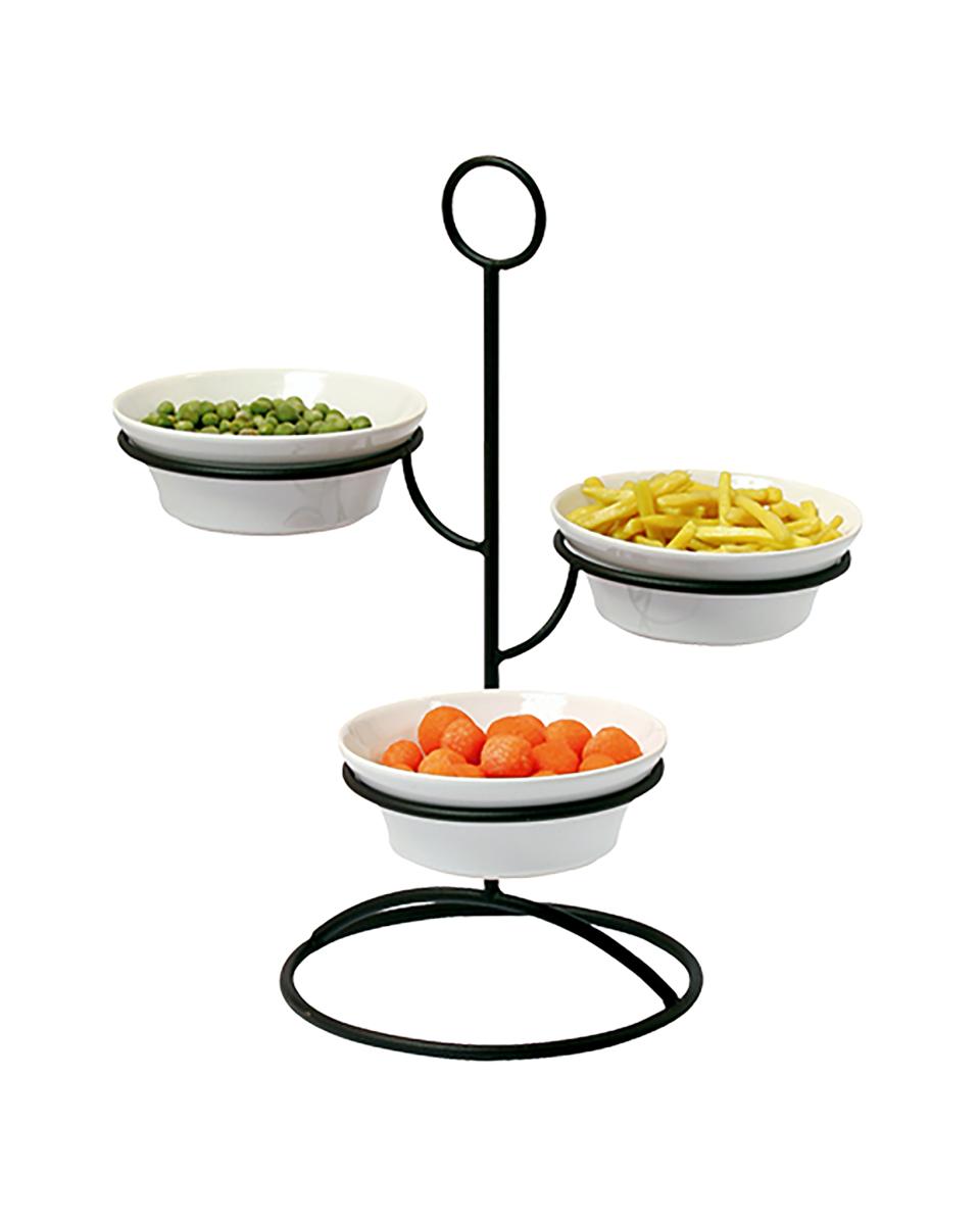Présentoir Légumes - H 37 CM - 0.01 KG - Ø14 CM - Métal - 875015