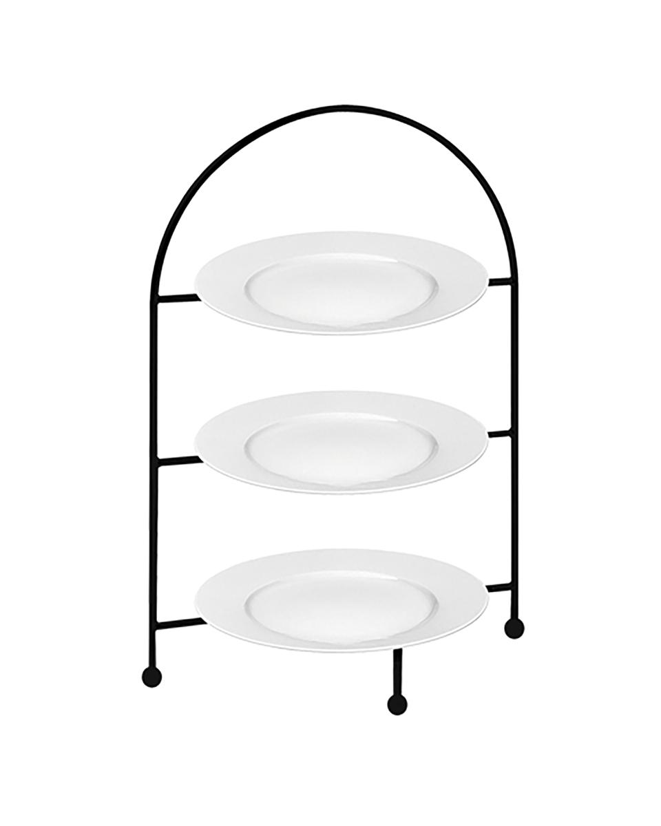 Assiettes Support De Service - H 44 CM - 0,1 KG - Ø26,5 CM - Métal - 875055