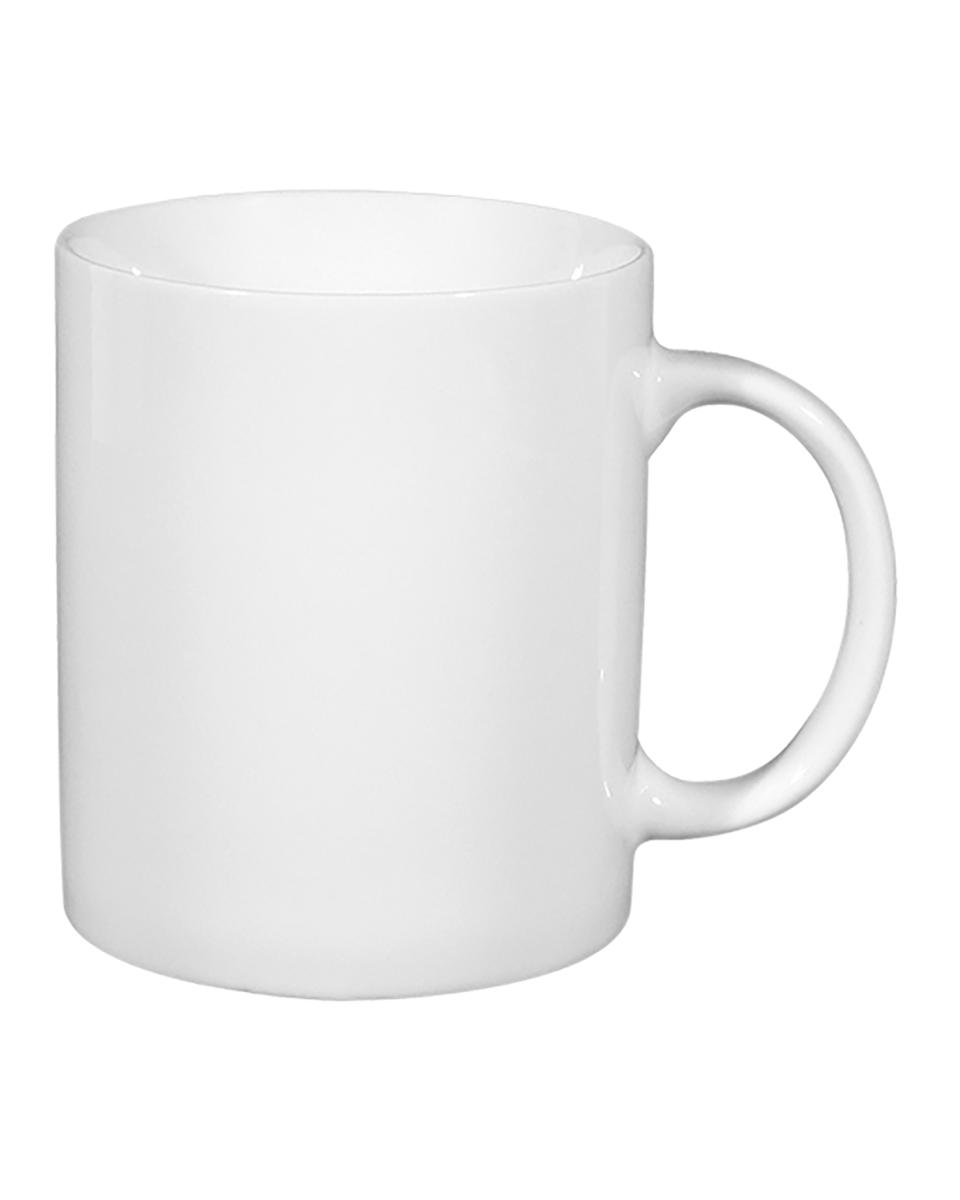 Tasse - H 9,5 CM - 0,4 KG - Porcelaine - Blanc - 0,34 Litre - 765068