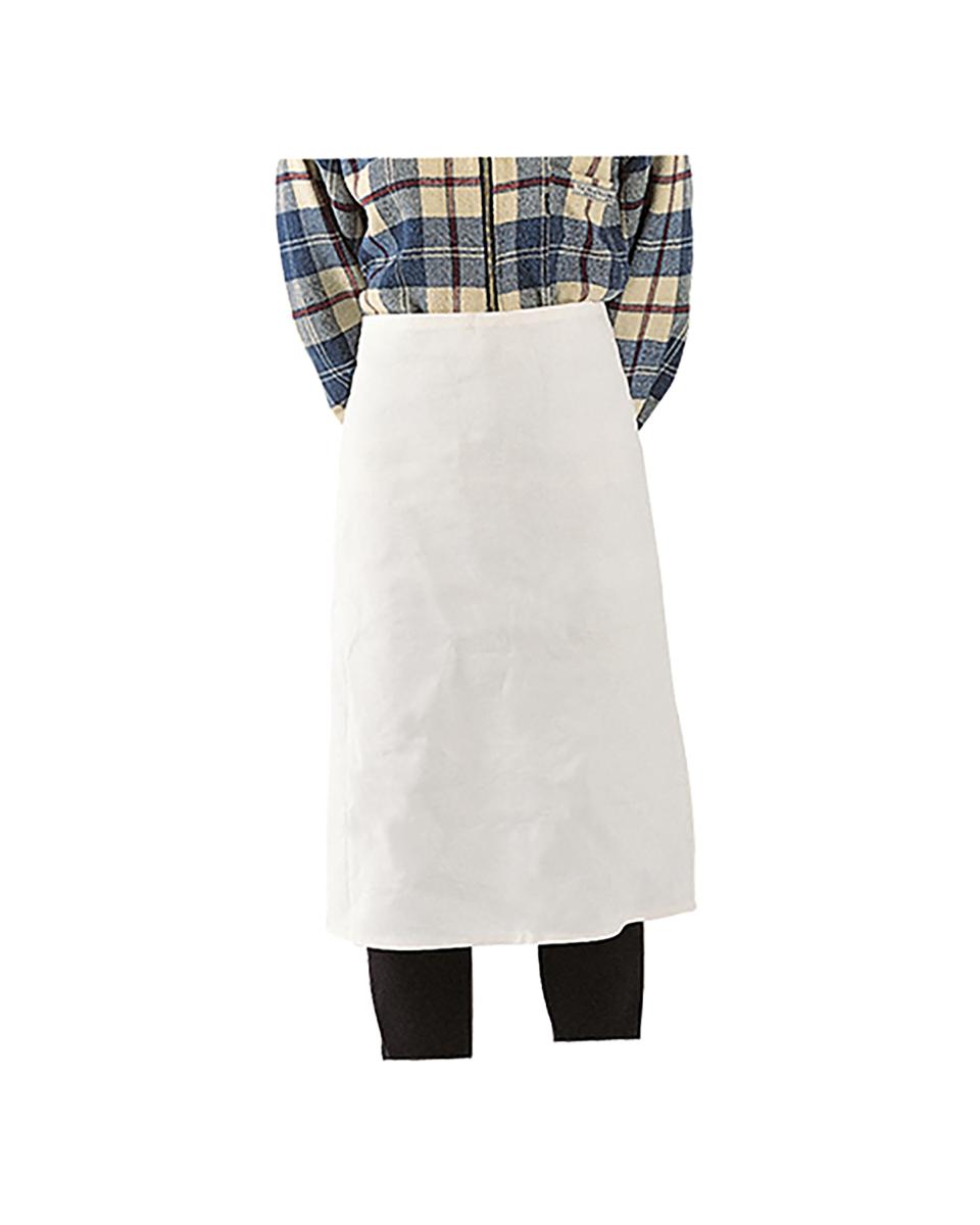 Tablier de cuisine - 100 CM - 0,22 KG - 100 CM - Coton - Blanc - 878007