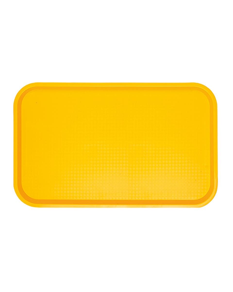 Plateau - GN 1/1 - H 2 x 53 x 32,5 CM - Polypropylène - Jaune - Caterchef - 430173