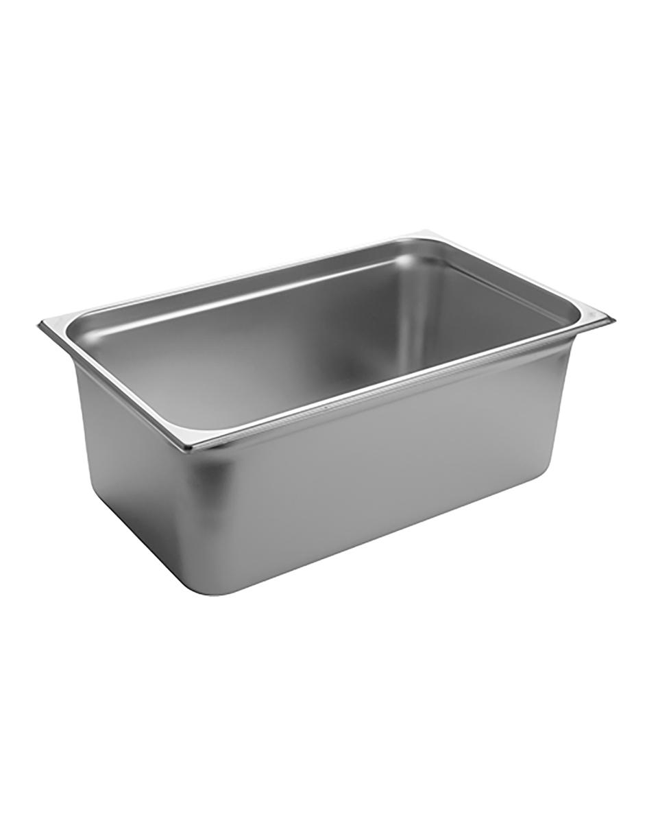Bac gastronorme - 1/1 GN - 27,8 Litre - H 20 x 53 x 32,5 CM - Inox - Caterchef - 953111