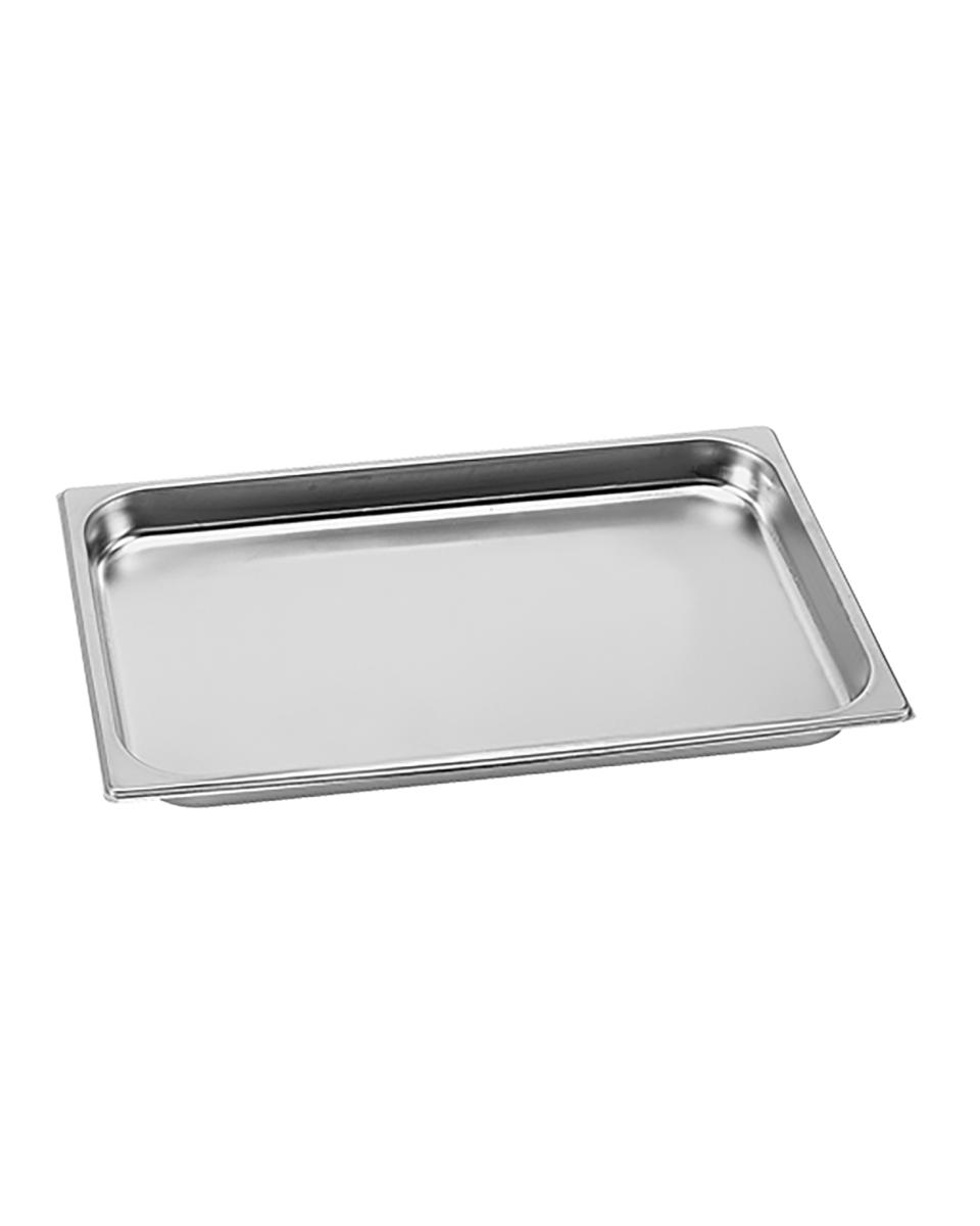 Bac gastronorme - GN 1/4 - 0,5 Litre - H 2 x 26,5 x 16,2 CM - Inox - Caterchef - 953652