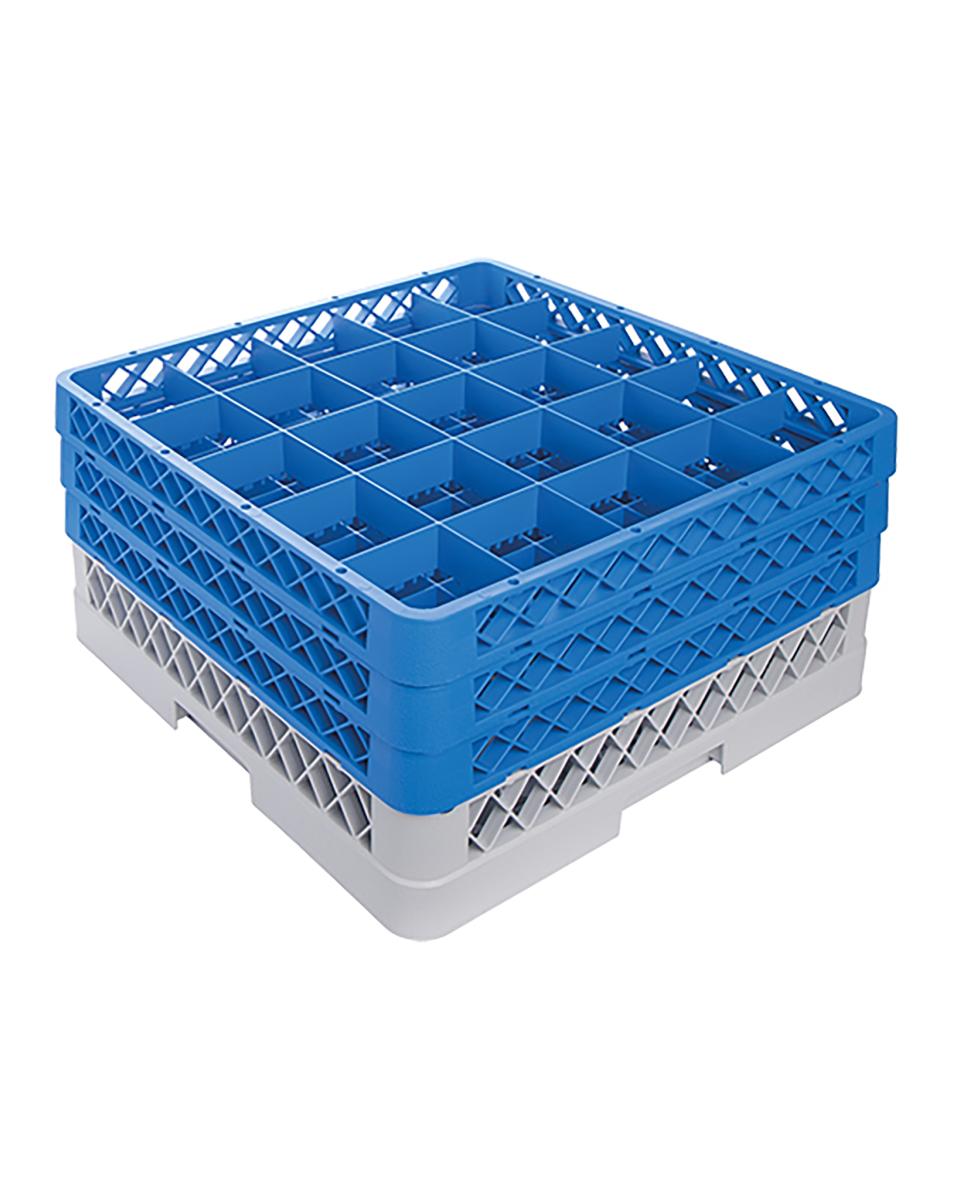Corbeille à verres sur pied - H 22 x 50 x 50 CM - 0,01 KG - Polypropylène - Corbeille à verres sur pied - CaterRacks - CR2523