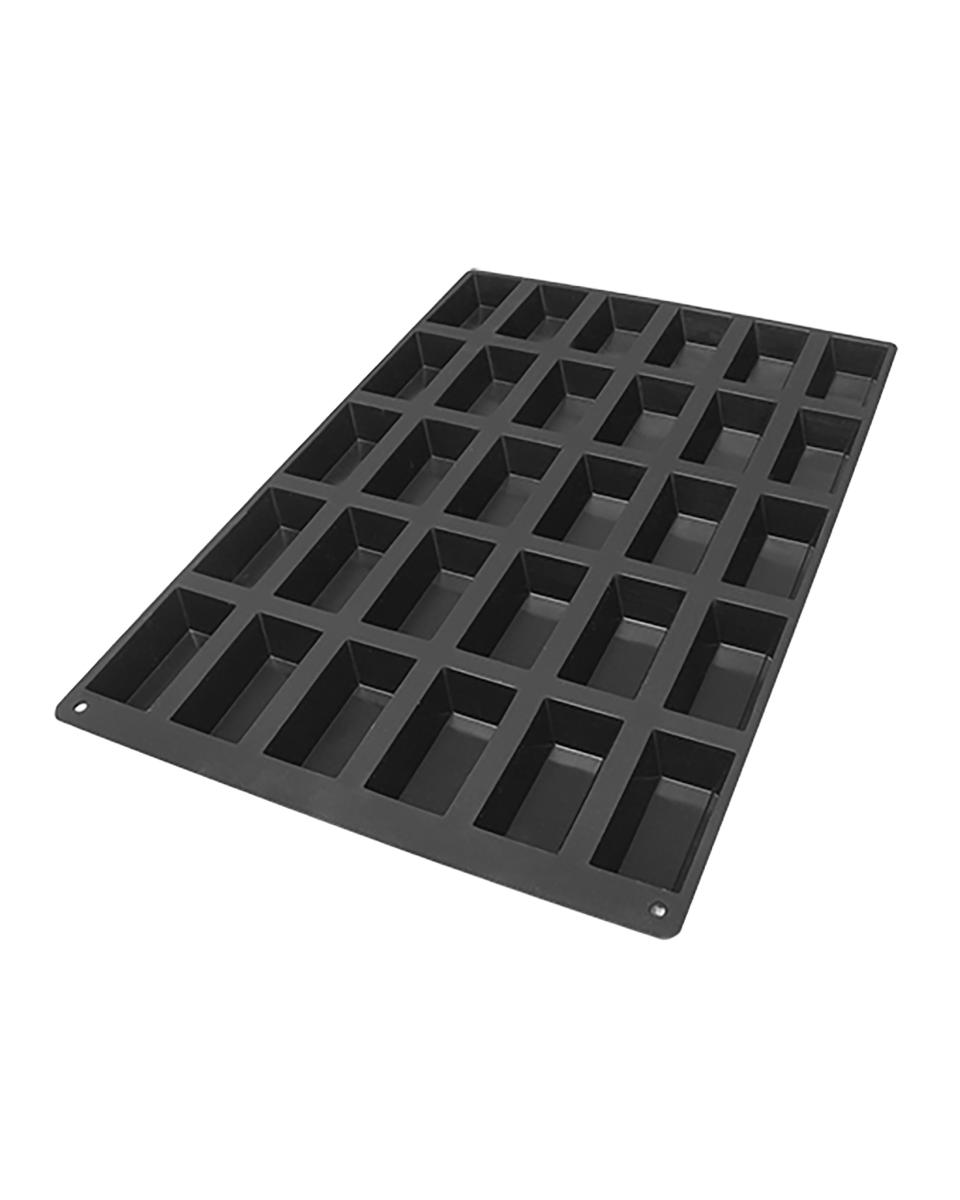 Tapis de cuisson Cakes-Mini - 0,76 KG - Silicone - Noir - 0,13 Litre - -60°C / +230°C - Silikomart - 070606