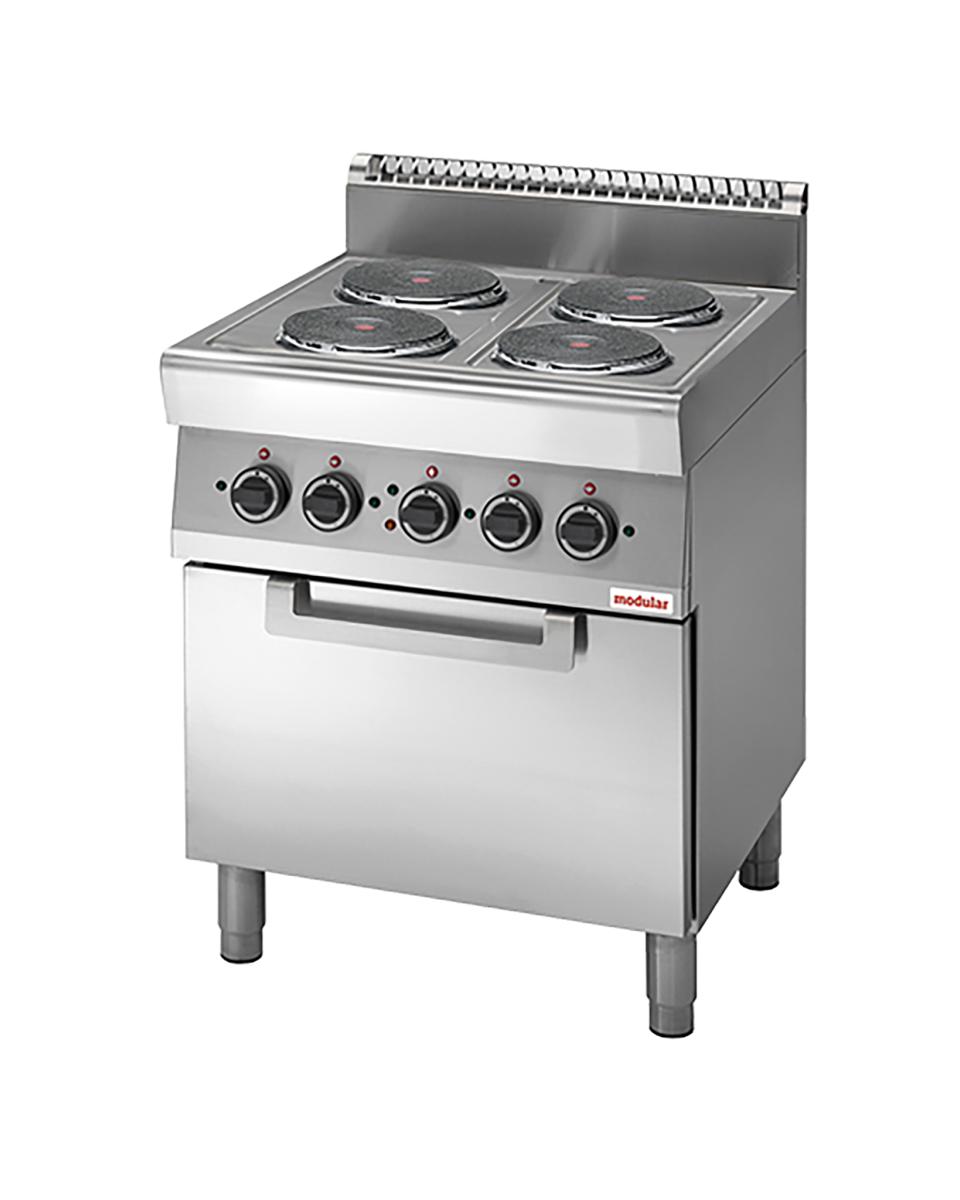 Réchaud - H 85 x 70 x 70 CM - 74 KG - 380 - 415 - Sans - Prise V - 14360 W - Inox - +150°C / +300°C - Modulaire - 316715