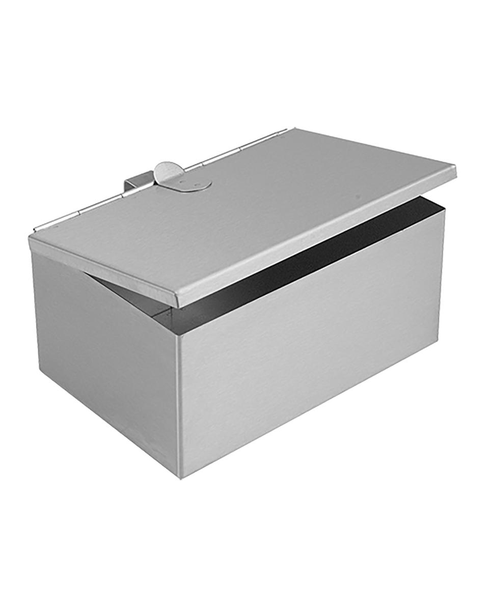 Récupérateur de cendres - H 9 x 21 x 14 CM - 1 KG - Inox - 899100