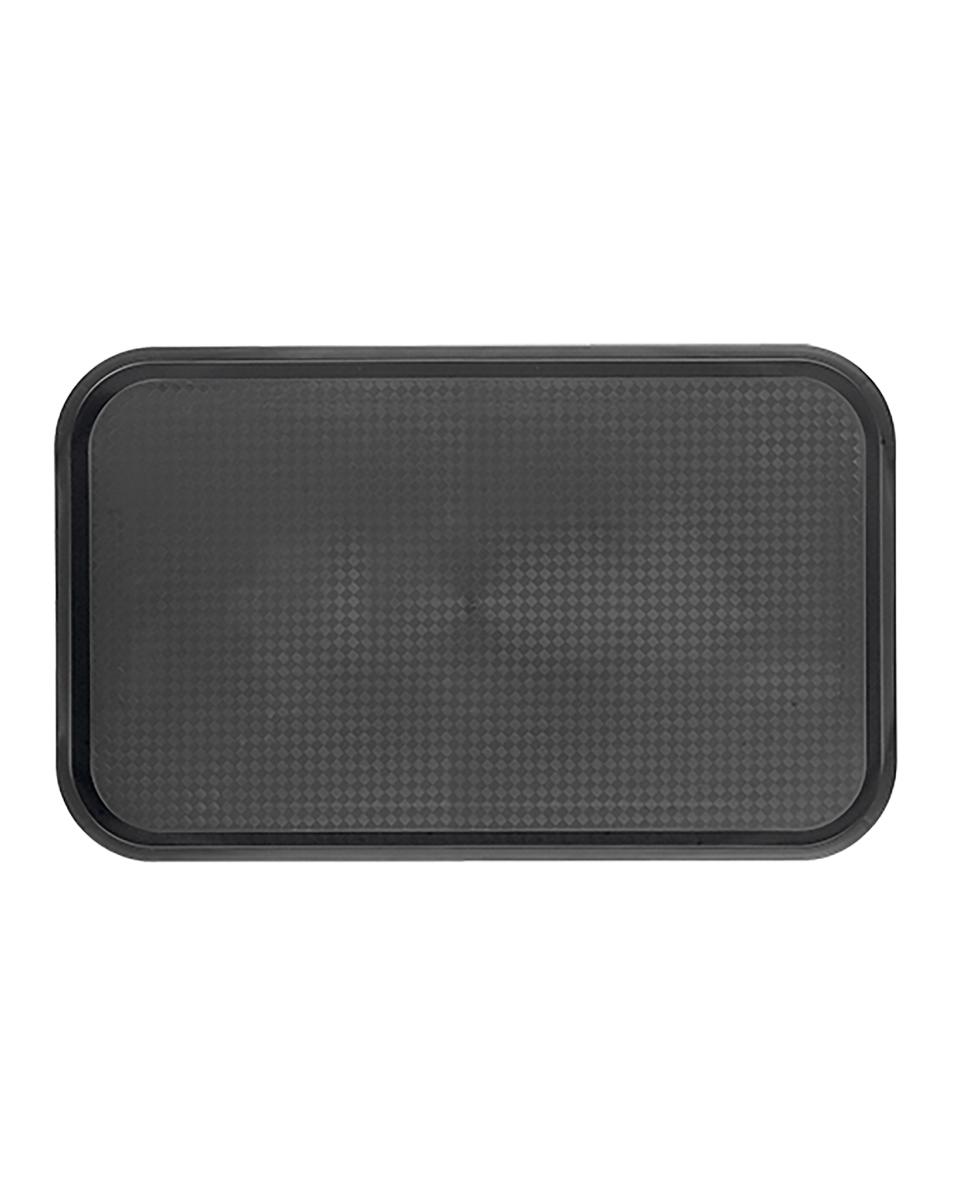 Plateau - 1/1 GN - H 2 x 53 x 32,5 CM - Polypropylène - Noir - Caterchef - 430175