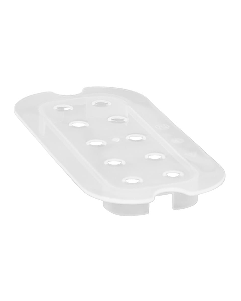 Grille égouttoir - 1/4 GN - Polypropylène - Transparent - -40°C / +95°C - Caterchef - 953865