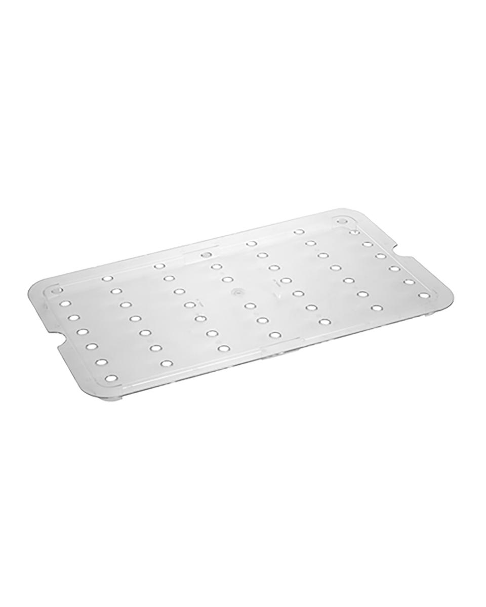 Grille d'égouttage - 1/1 GN - Polycarbonate - Transparent - -100°C / +100°C - Caterchef - 953017