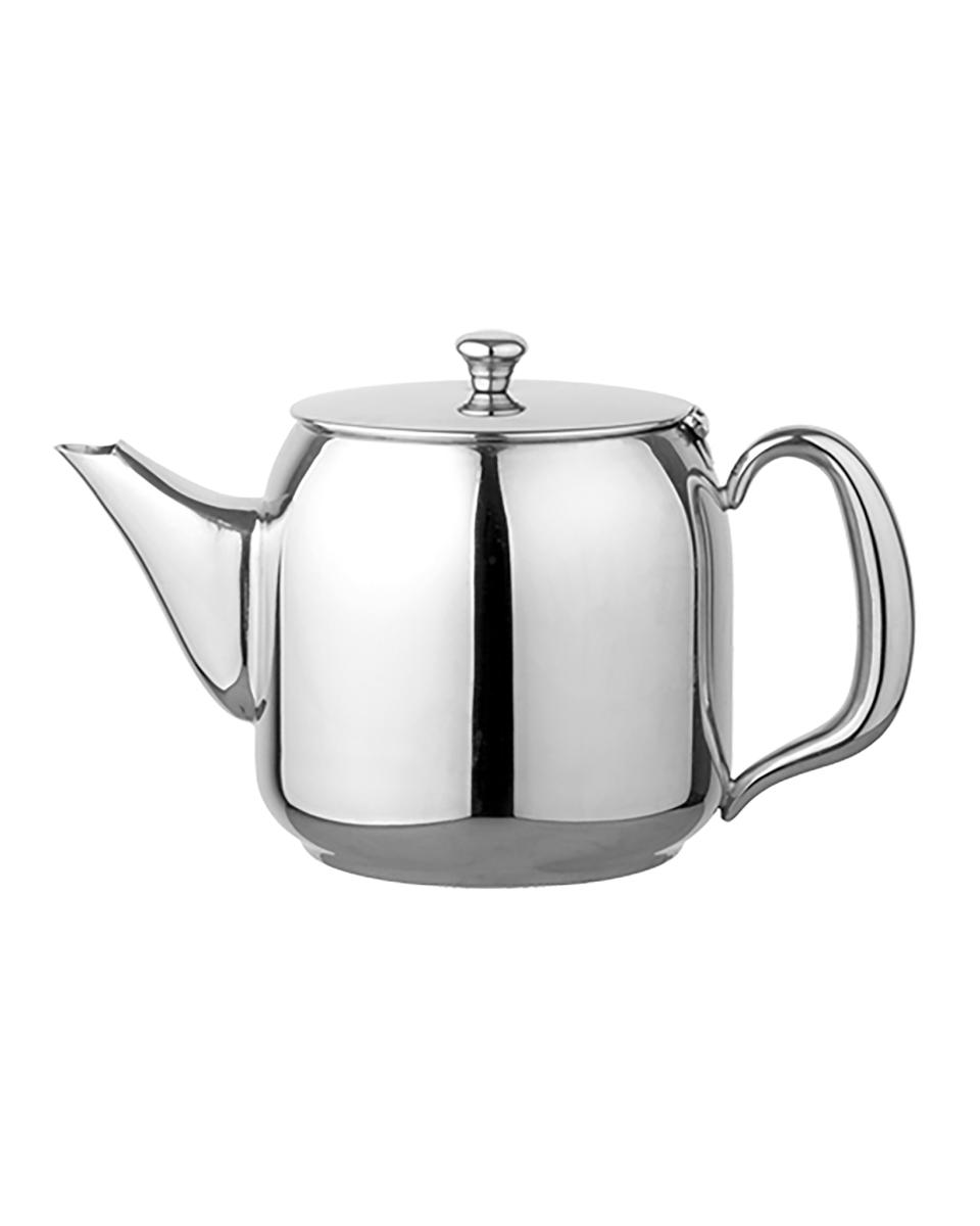 Théière - H 16 CM - 0,75 KG - Ø16 CM - Inox 18/10 - 1,75 Litre - 635005