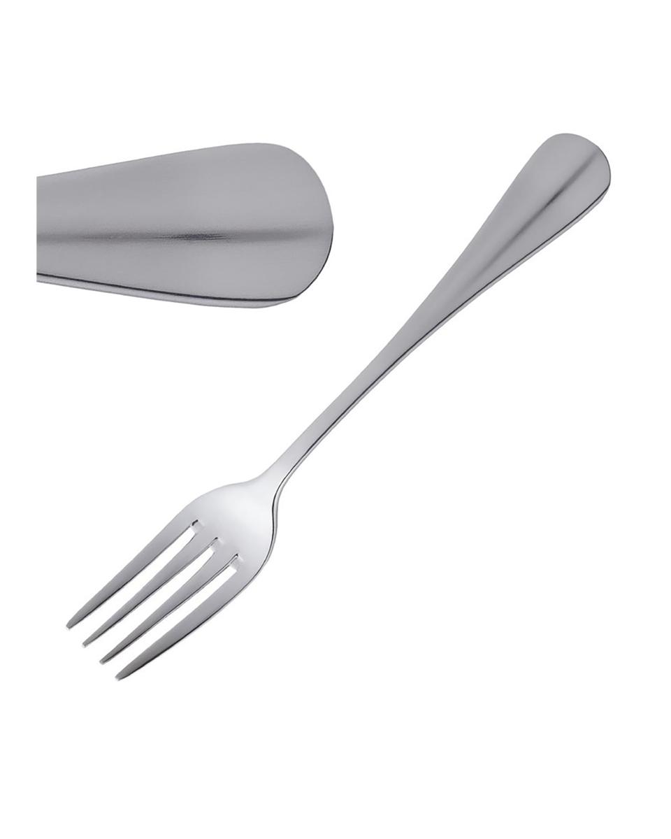 Fourchette à dessert - 12 pièces - 18 CM - inox - Olympia - D598
