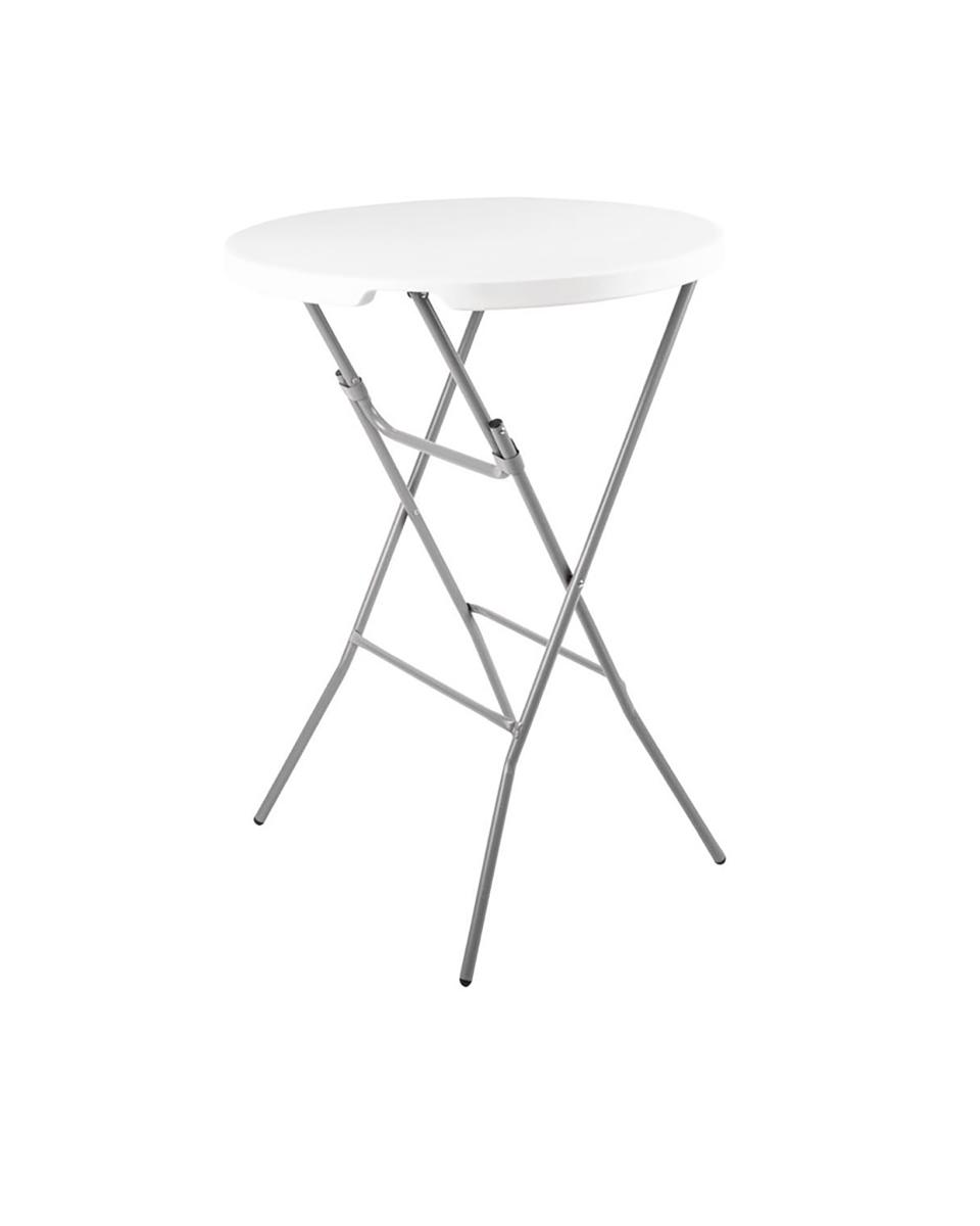 Debout - Pliable - Bleu/Or - Ø 80 x H 110 x 80 x 80 CM - Polypropylène/Acier - Bolero - DL046