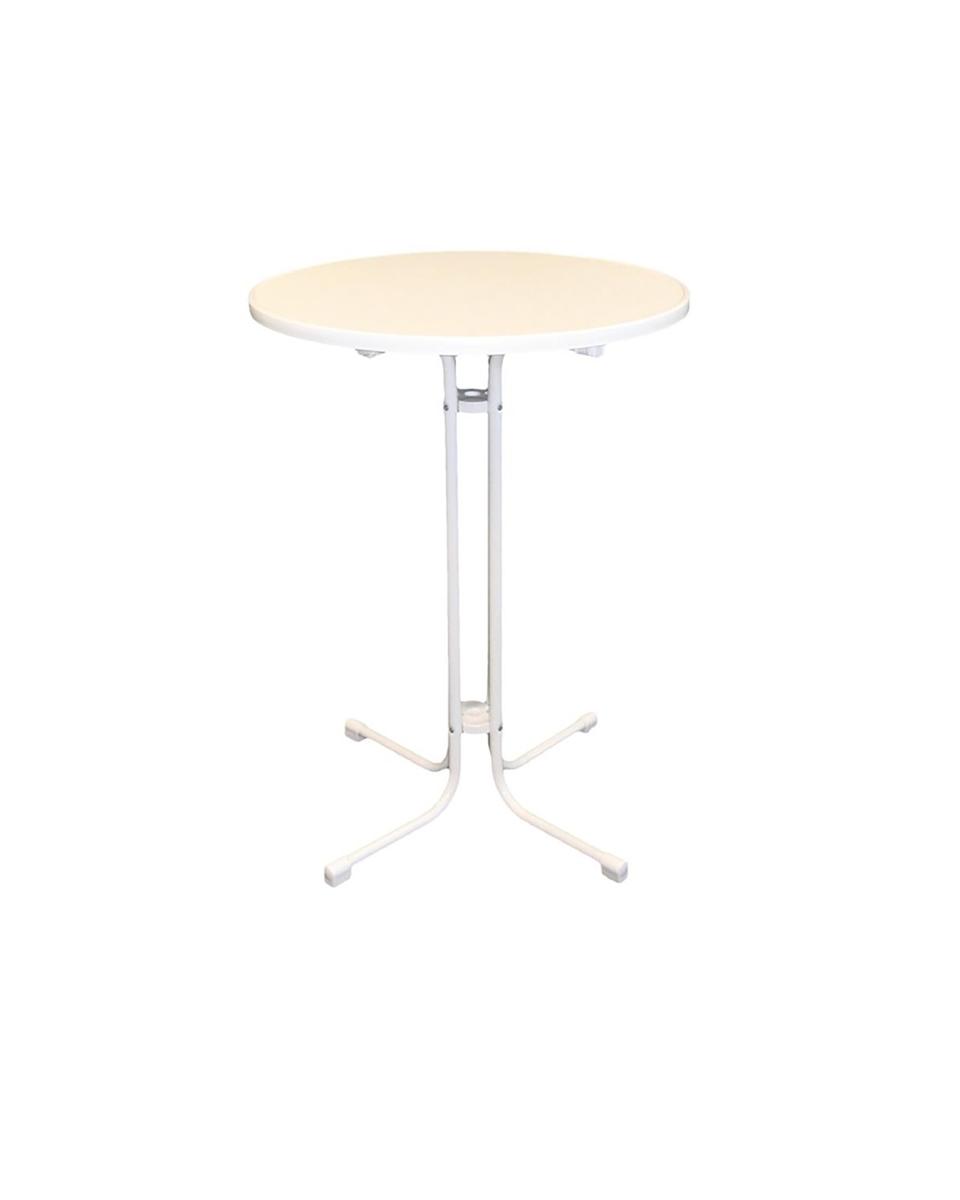 Table haute - Monaco - Blanc - H851