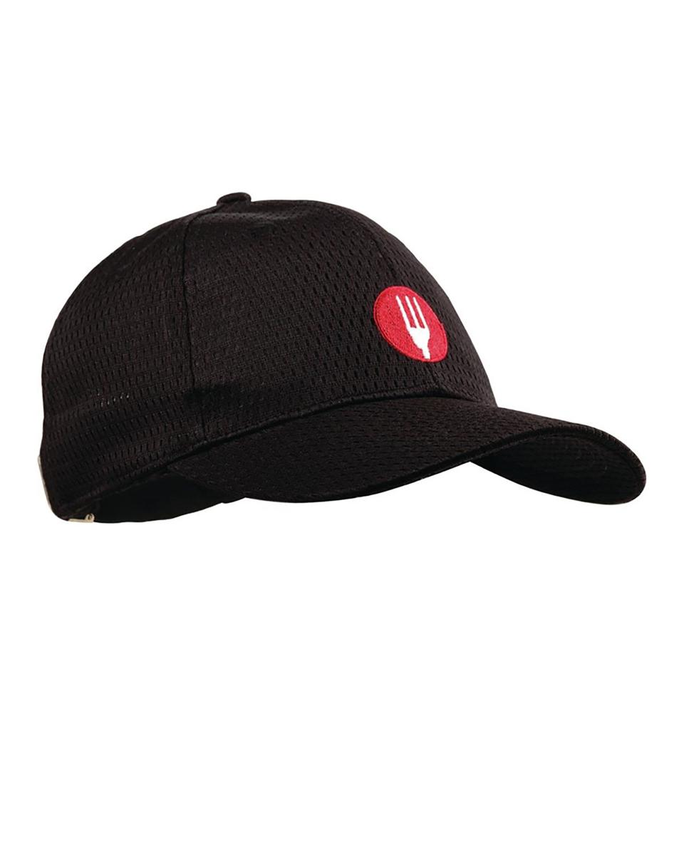Casquette de baseball - Unisexe - Taille unique - Noir - Polyester/Coton - Chef Works - A976