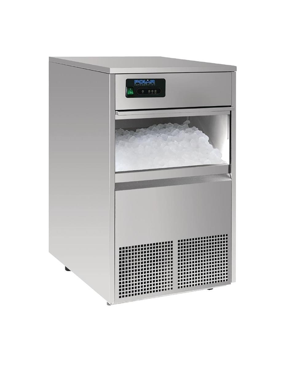 Machine à glaçons - 50kg/24h - H 83,1 x 49,8 x 60,4 CM - 230 V - Inox - Polar - GL192