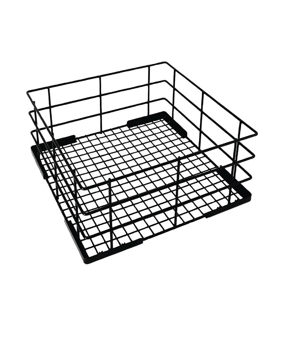 Corbeille à verres - H 18 x 40 x 40 CM - Wire - Vogue - CD243