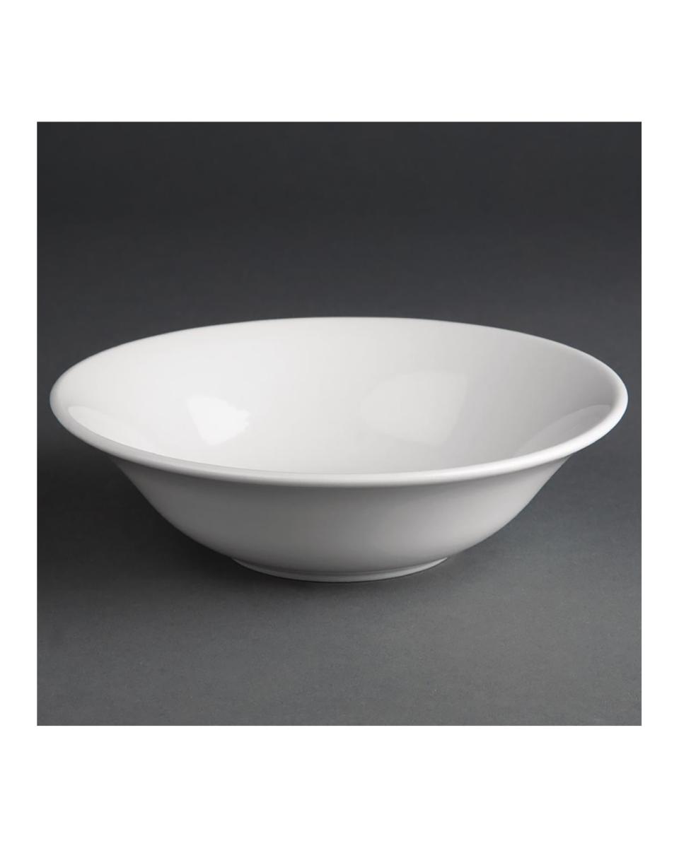 Plat à dessert - 36 CL - 12 pièces - Ø 15 x H 4,4 CM - Porcelaine - Olympia - CC213