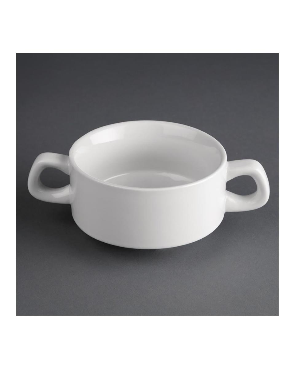 Tasse à soupe - 29 CL - 12 pièces - Ø 10,7 x H 5,7 x 10,7 CM - Porcelaine - Olympia - CF369