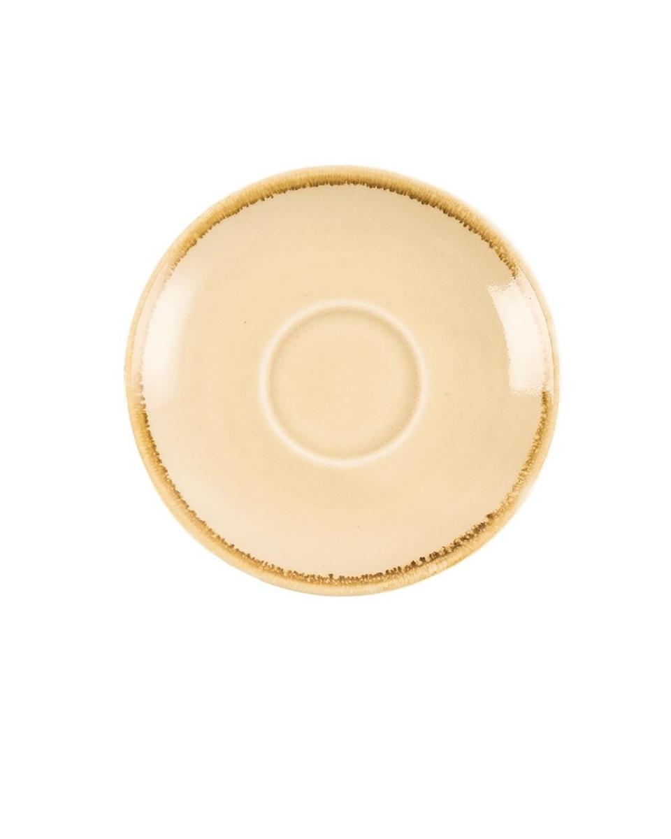 Tasse à expresso soucoupe - 6 pièces - Sable - Ø 11,7 CM - Porcelaine - Olympia - GP329