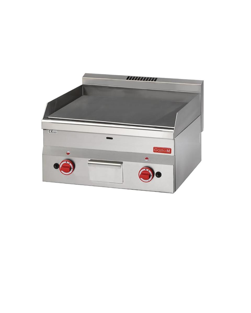 Plancha - Ligne 600 - Gaz - H 28 x 60 x 60 CM - 10,4 kW - Gastro M - GL904