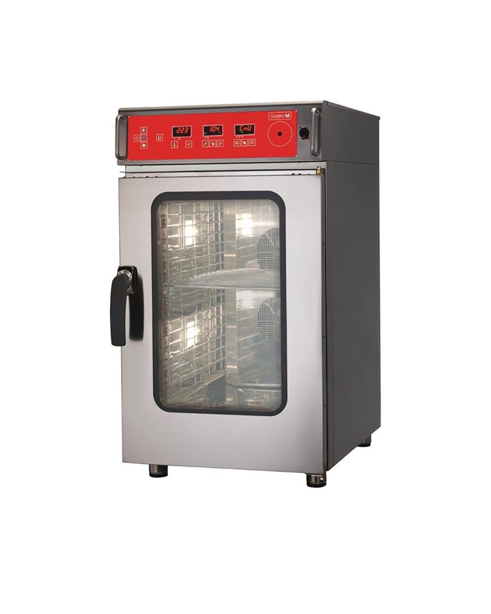 Four mixte - 10 x GN 1/1 - Système de nettoyage - H 101 x 51,7 x 82 CM - Inox - Gastro M - DS471