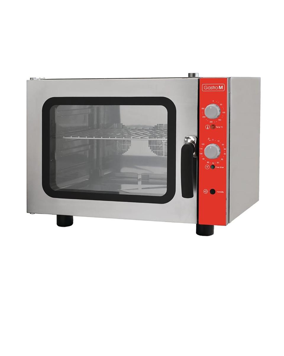 Four à convection - 4 x 2/3 GN - H 56 x 65,8 x 68,5 CM - 3500 W - 220-240 V - Inox - Gastro M - GR201