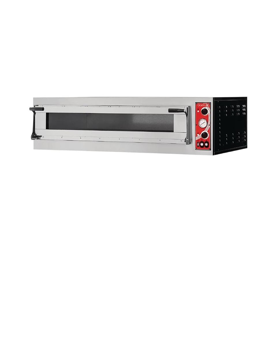 Four à pizza - H 41,3 x 136 x 95,5 CM - 400 V - Inox/Acier - Gastro M - DS182
