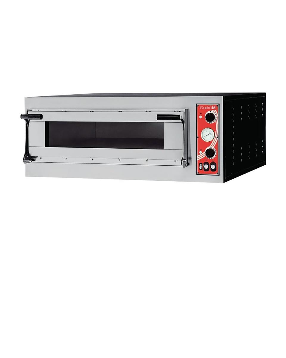 Four à pizza - 1 chambre - H 41,3 x 100 x 95,5 CM - 3000 W - 400 V - Gastro M - GR215