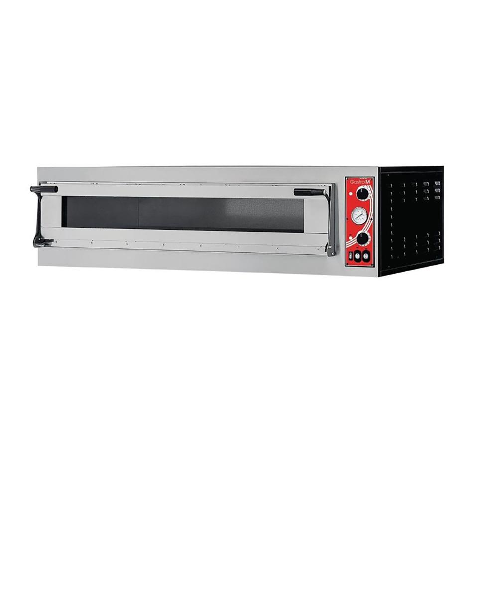 Four à pizza - 1 chambre - H 41,3 x 130,5 x 60 CM - 6 kW - 230 V - Gastro M - GR213