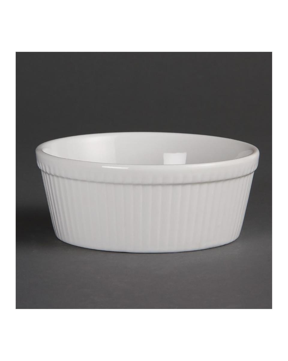 Plats à gâteaux - 6 pièces - Ø 13,4 x H 5,3 x 13,4 x 13,4 CM - Porcelaine - Olympia - C042