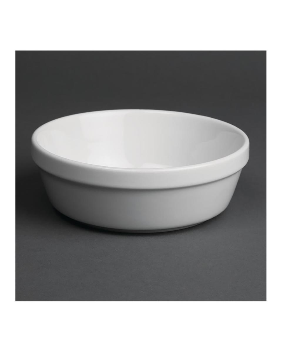 Plat - 6 pièces - Ø 13,7 x H 4,7 CM - Porcelaine - Olympia - DK809