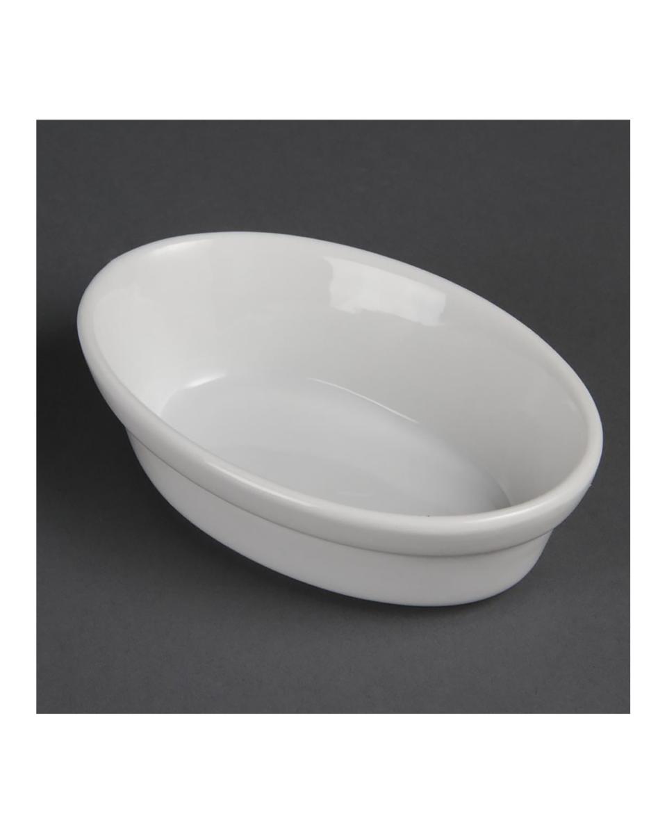 Plat - 6 pièces - H 4,4 x 14,5 x 10,4 CM - Porcelaine - Olympia - DK806
