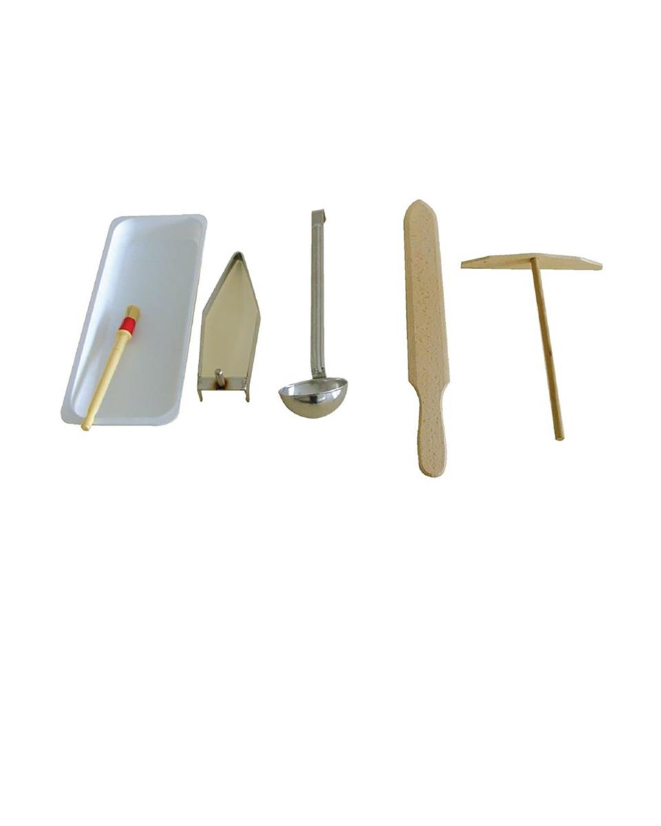 Set d'accessoires crêpe - 6 pièces - Krampouz - CB107