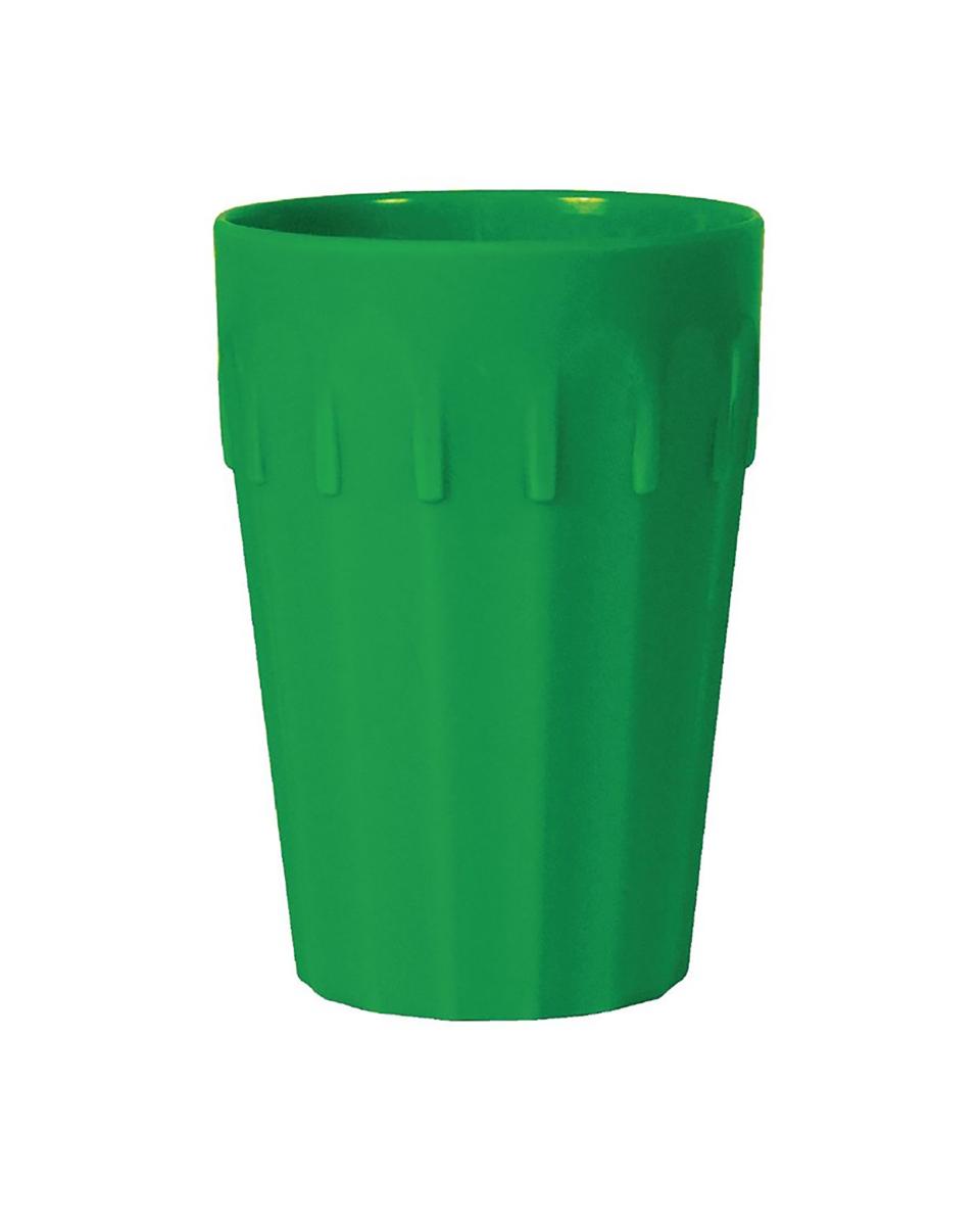 Gobelet - 14,2 CL - 12 pièces - Vert - H 8,4 CM - Polycarbonate - Olympia - CE271