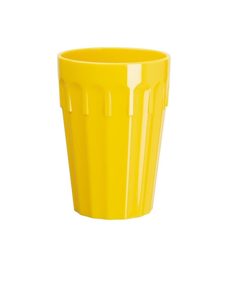Gobelet - 26 CL - 12 pièces - Jaune - H 10 CM - Polycarbonate - Olympia - CB775