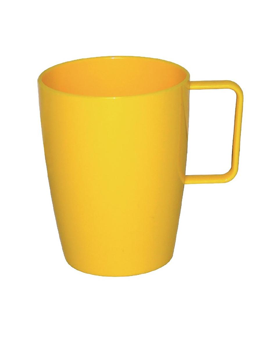 Gobelet - 28.4 CL - 12 pièces - Jaune - H 10 CM - Polycarbonate - Olympia - CE286