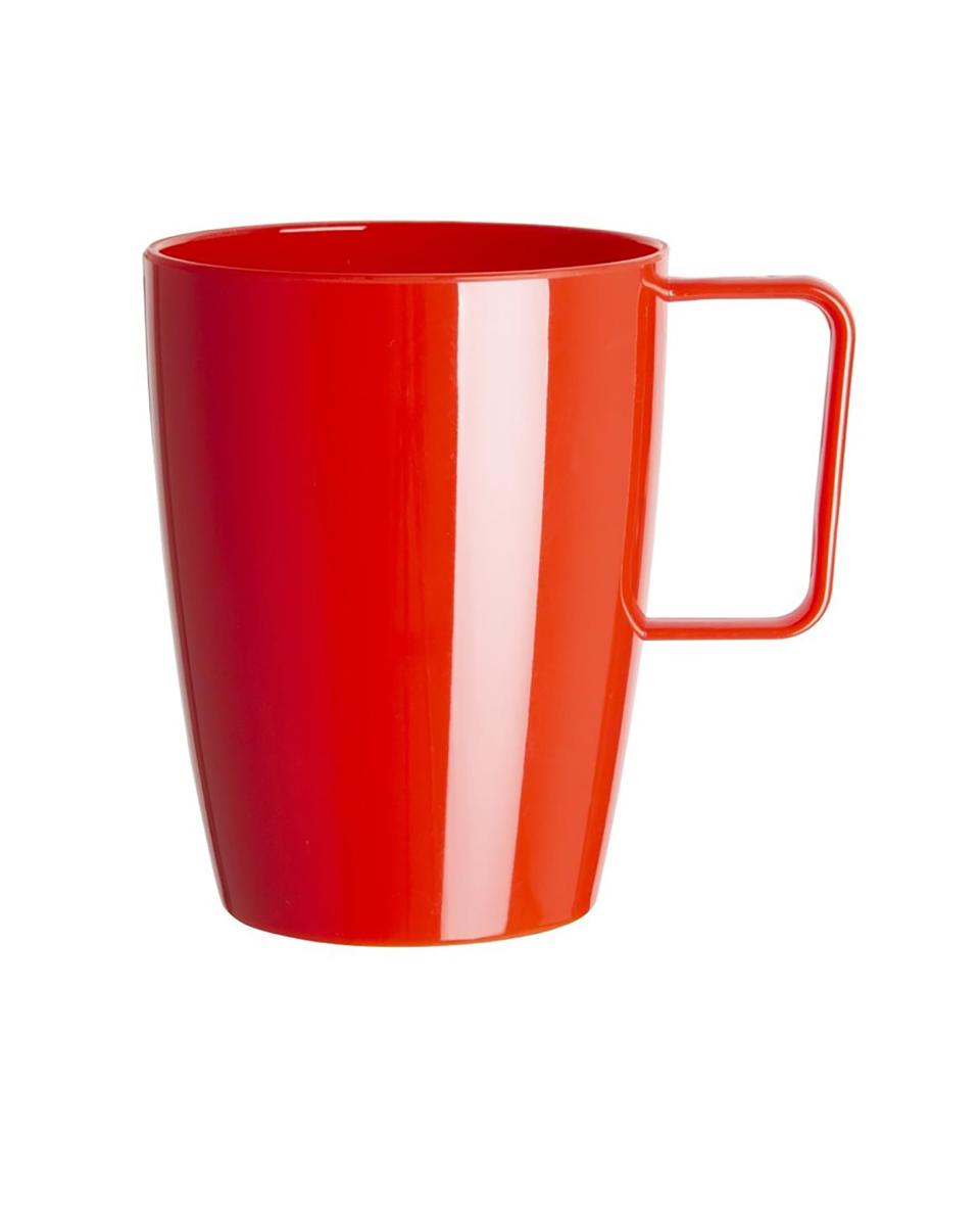 Gobelet - 28.4 CL - 12 pièces - Rouge - H 10 CM - Polycarbonate - Olympia - CE289