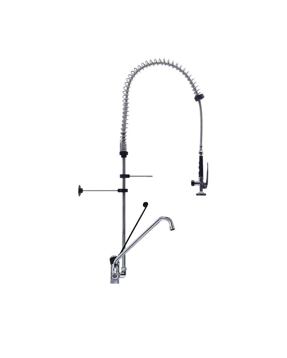 Douchette prélavage - H 70 CM - Inox - Gastro M - CS491