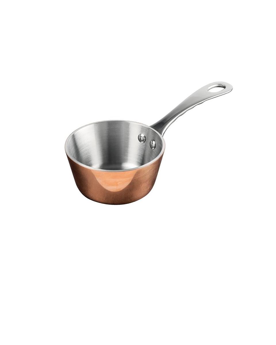 Sauteuse - 0,15 Litre - Ø 8,5 x H 4 x 8 CM - Cuivre - Vogue - GG761